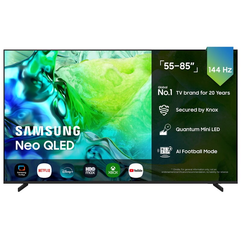Samsung 55" TQ55QN82HBUXNA / NQ4 AI gen2-processor / NQ HDR+ / 144hz / FreeSync Premium Pro / Tizen OS