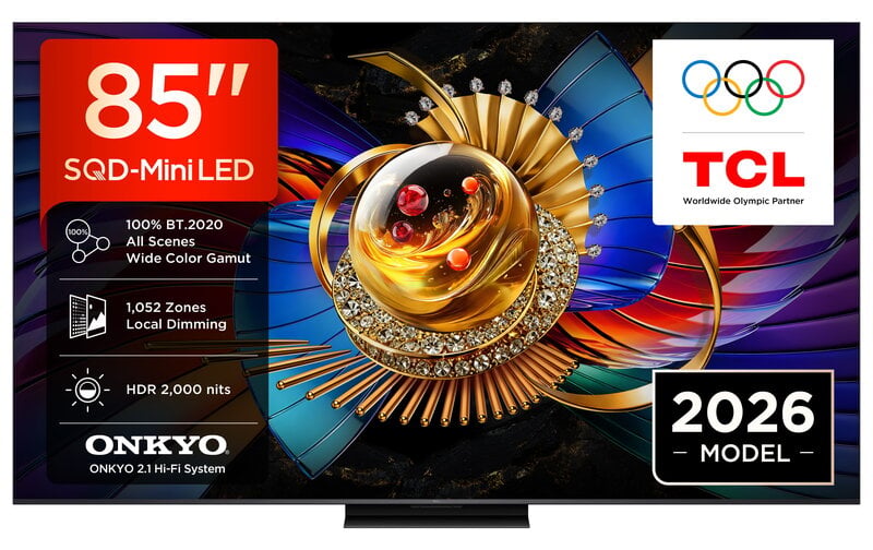 TCL 85" 85Q7D PRO / 4K / SQD-Mini LED / 144Hz / Google Tv