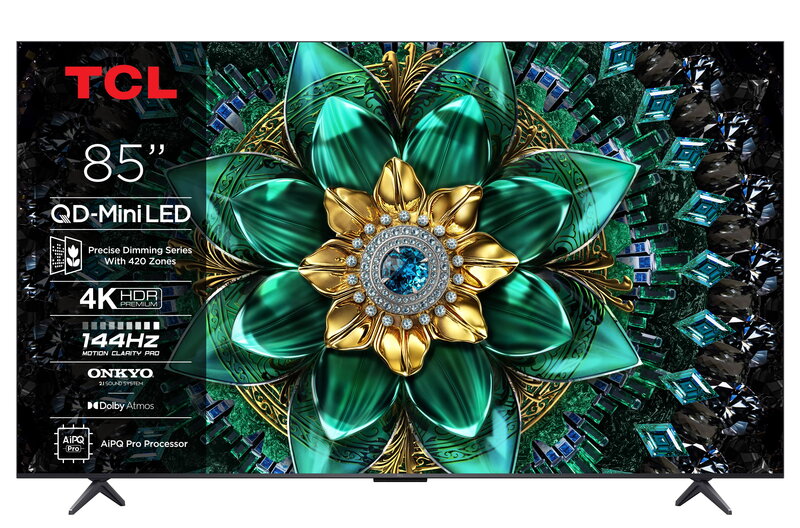 TCL 85" 85Q6C / 4K / QD-Mini-LED / 144Hz / Google Tv