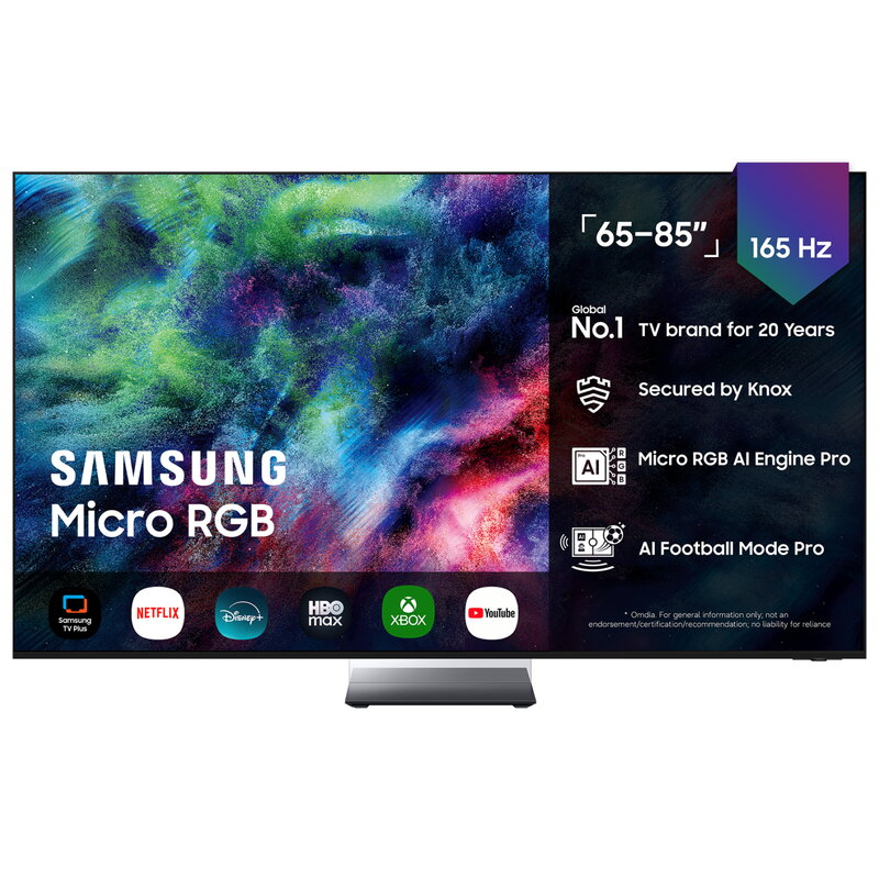Samsung 85" TMR85R95HATXXC / 4K / Micro RGB / 165 Hz / Smart TV (2026)