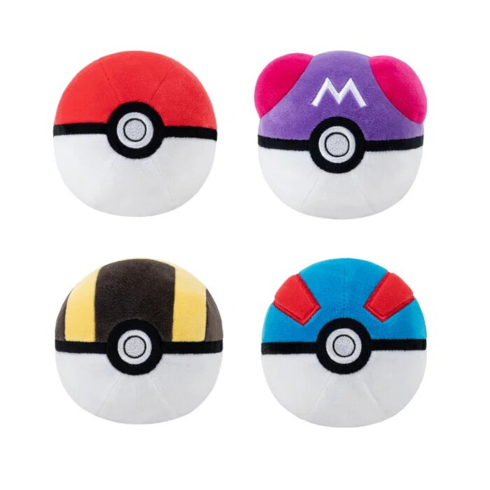 Pokemon Plush Pokeball 10 cm (Assorted)