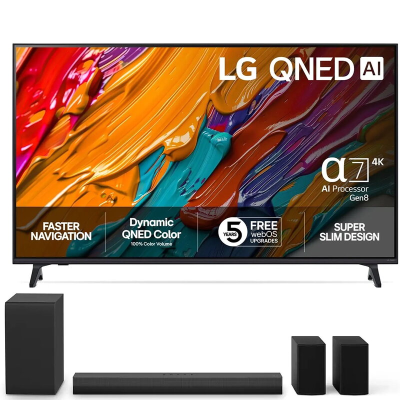 LG 65'' 65QNED7EA6B + LG Soundbar NS40TR