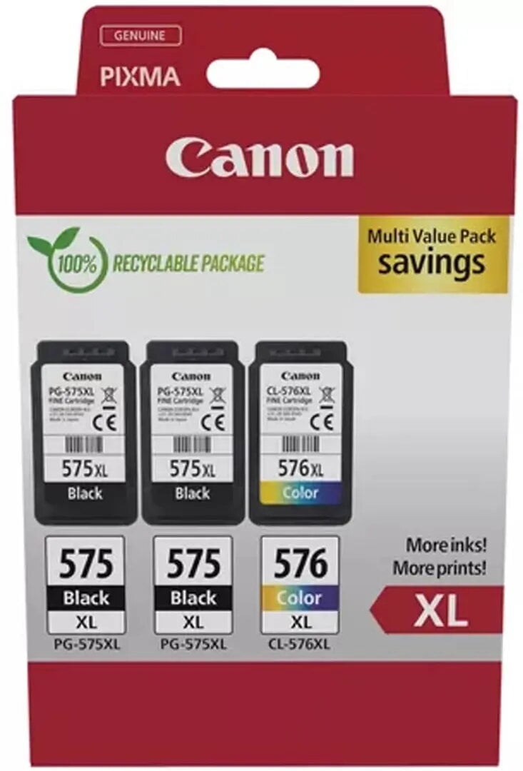 Canon 2x PG-575XL & CL-576XL bläckpatroner
