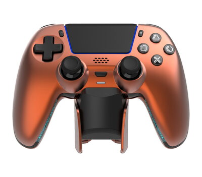 Deltaco Gaming Trådlös Handkontroll Metallic Painted (PS5)  - Orange Copper