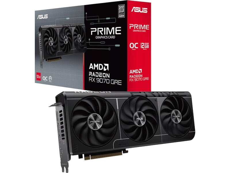 ASUS Prime Radeon RX 9070 GRE EVO OC Edition 12GB