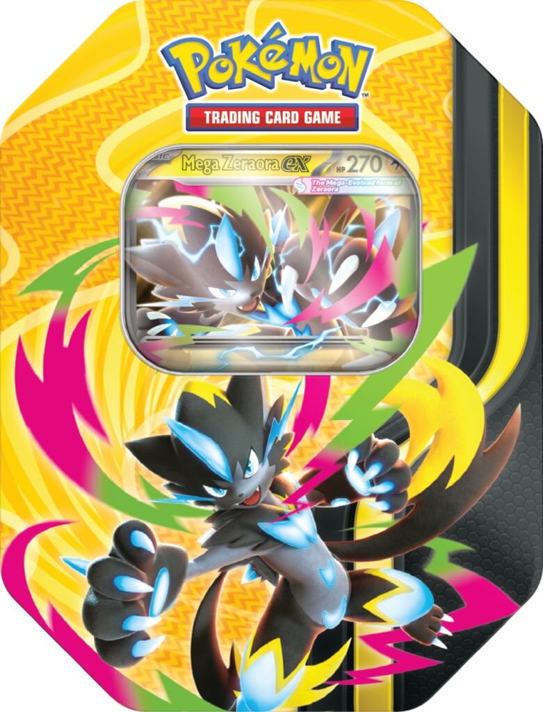 Mega Forces Tin Mega Zeraora Ex