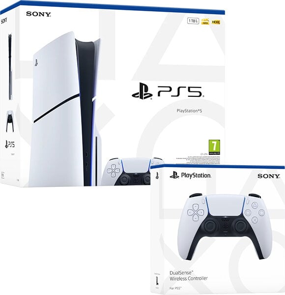 Playstation 5 Slim Standard Edition + Extra Dualsense