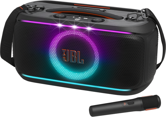 JBL PartyBox On-the-Go 2 bärbar partyhögtalare / Karaoke / 15t batteritid / Mikrofon