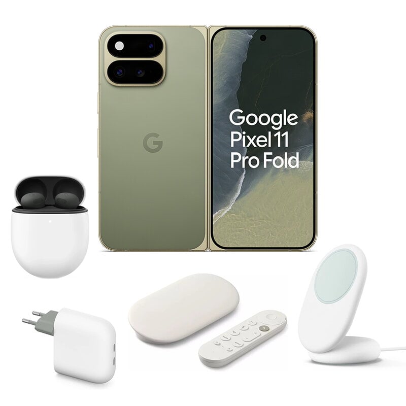 Google Pixel 11 Pro Fold 256GB - Olive - Lanseringsbundling