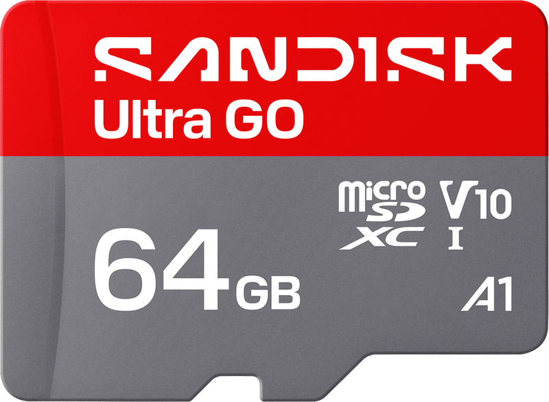Sandisk microSD Ultra Go minneskort 64 GB – 140 MB/s