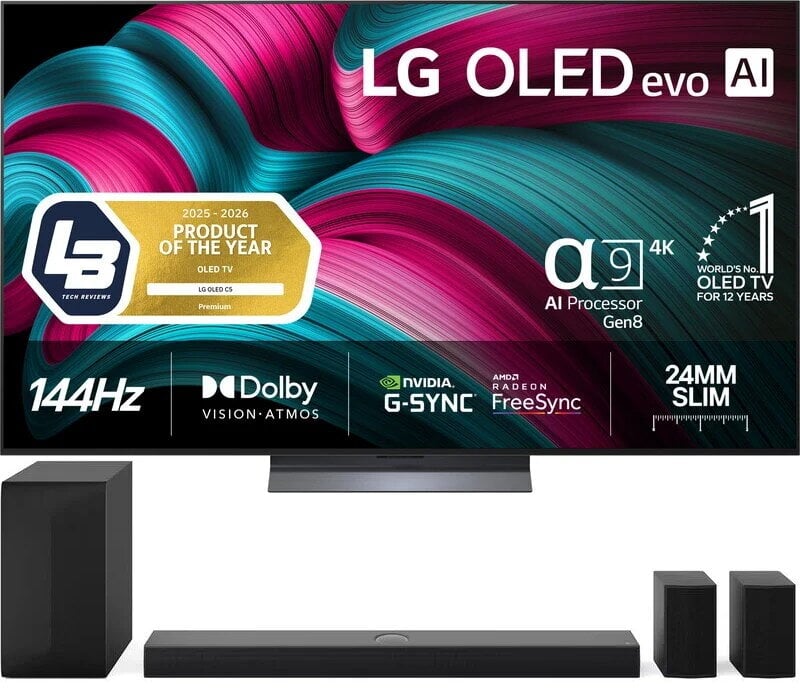 LG 55'' OLED55C54LA + LG NS70TR Soundbar