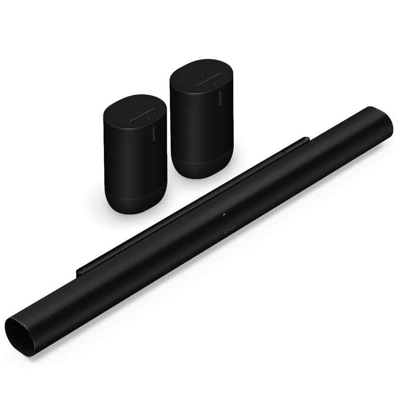 Sonos Arc Ultra - Svart + 2 x Sonos Era 100 SL - Svart