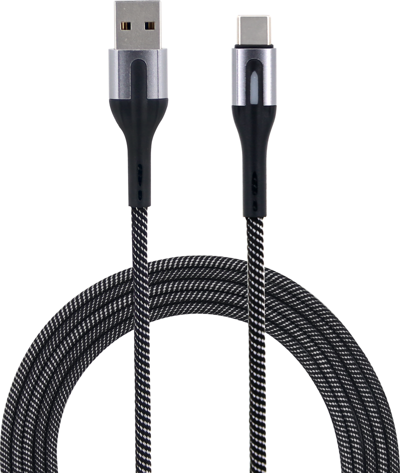 Deltaco Gaming Game Wire PRO USB-A till USB-C 3,6m