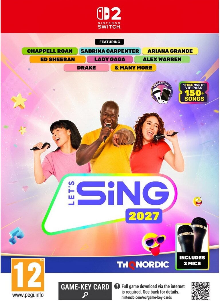 Let's Sing 2027 (NSW2) - 2 mic bundle