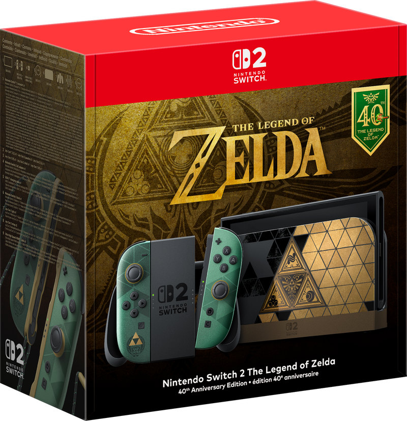 Nintendo Switch 2 - The Legend of Zelda 40th Anniversary Edition