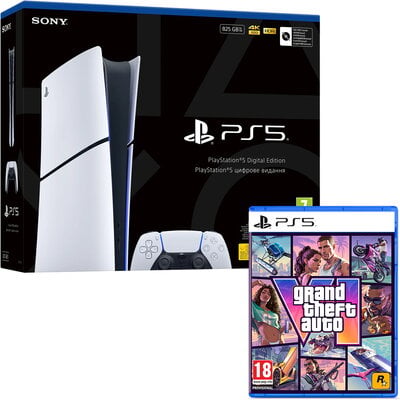 Playstation 5 Slim Digital Edition (2025) + Grand Theft Auto - GTA VI
