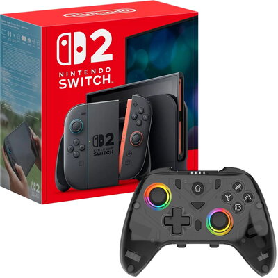 Nintendo Switch 2 + Trigger Switch Gamingkontroll